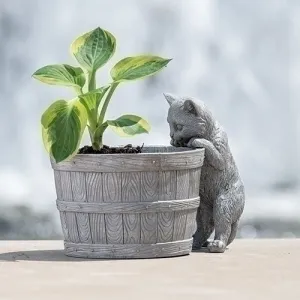 Kitten Bucket Planter for Just Jill