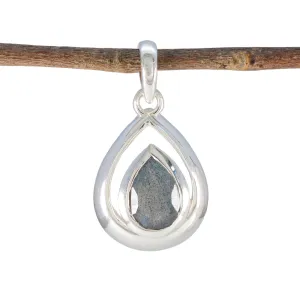 Labradorite Delicate Spanish 92.5 Silver Solitaire Nayara Luxurious Gray Pendant Jewellery