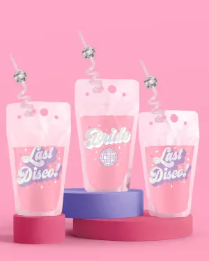 Last Disco Sippers Drink Pouches, Pack Of 15