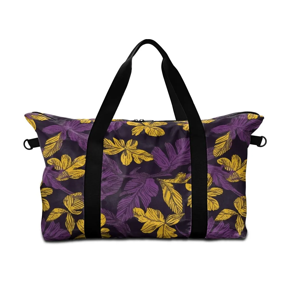 Lauae Purple and Yellow Lightweight luggage