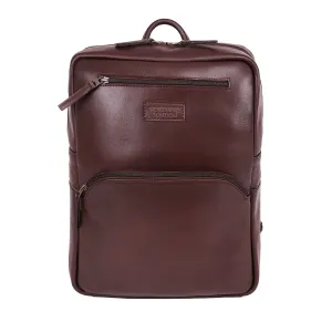 Leather Backpack 8890 - Antique Brown