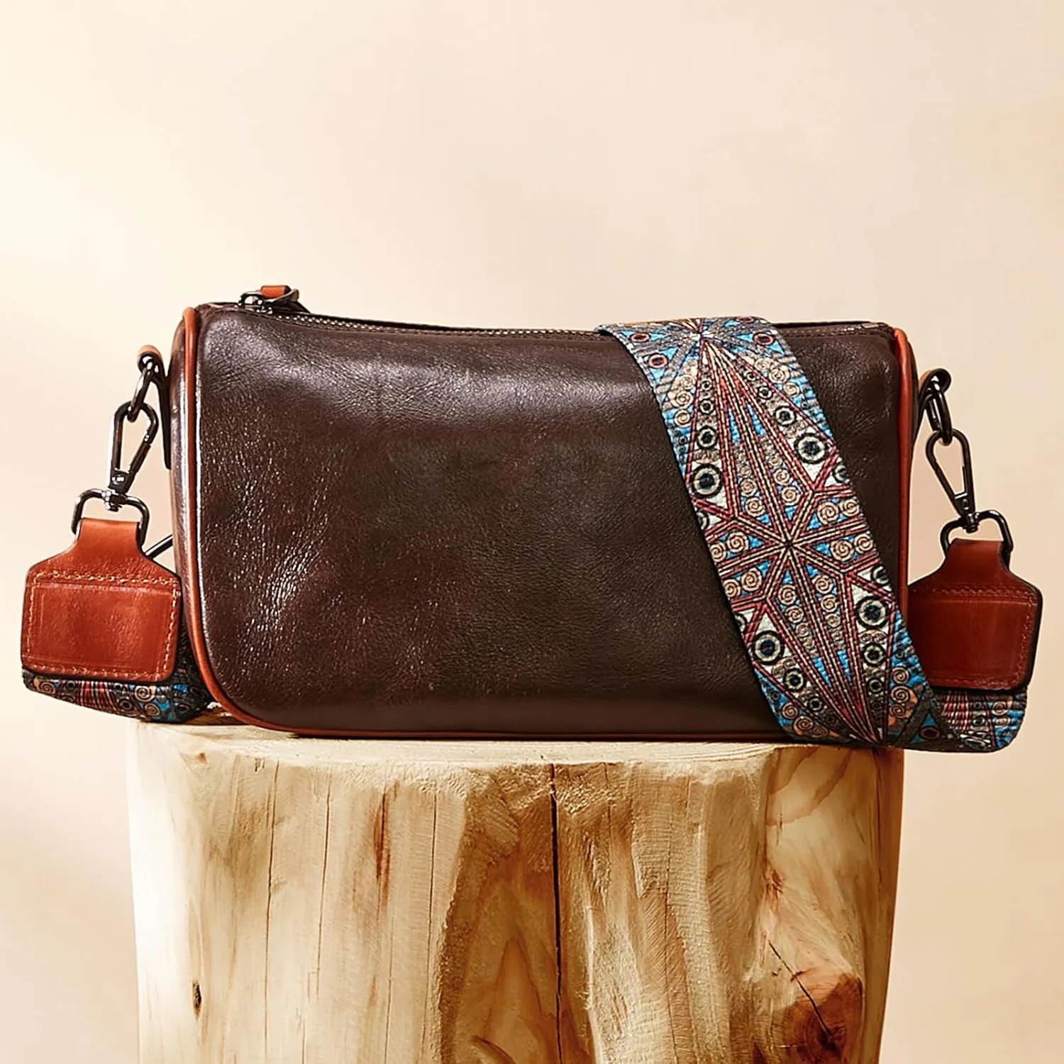 Leather Purse Crossbody Bag for Women: Genuine Leather Purses for Women Trendy - Small Shoulder Cross Body Bag