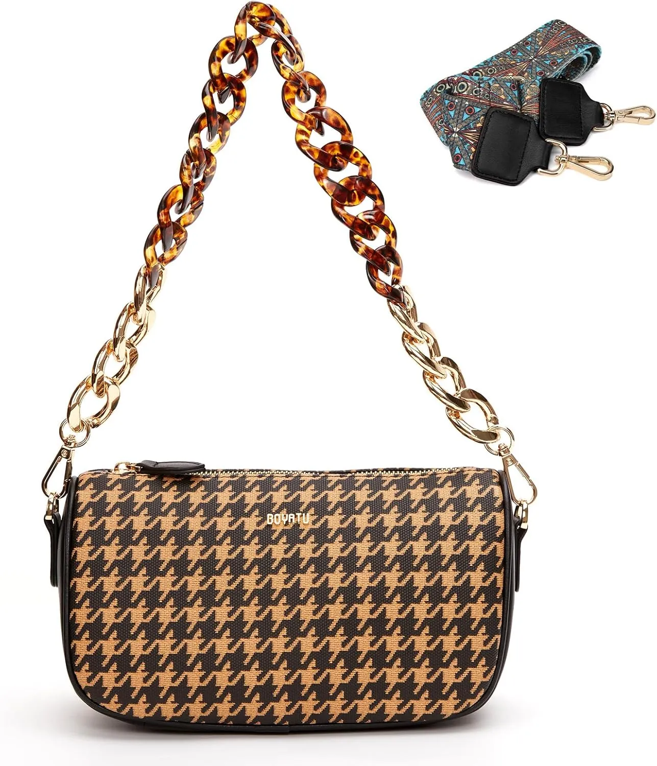 Leather Purse Crossbody Bag for Women: Genuine Leather Purses for Women Trendy - Small Shoulder Cross Body Bag