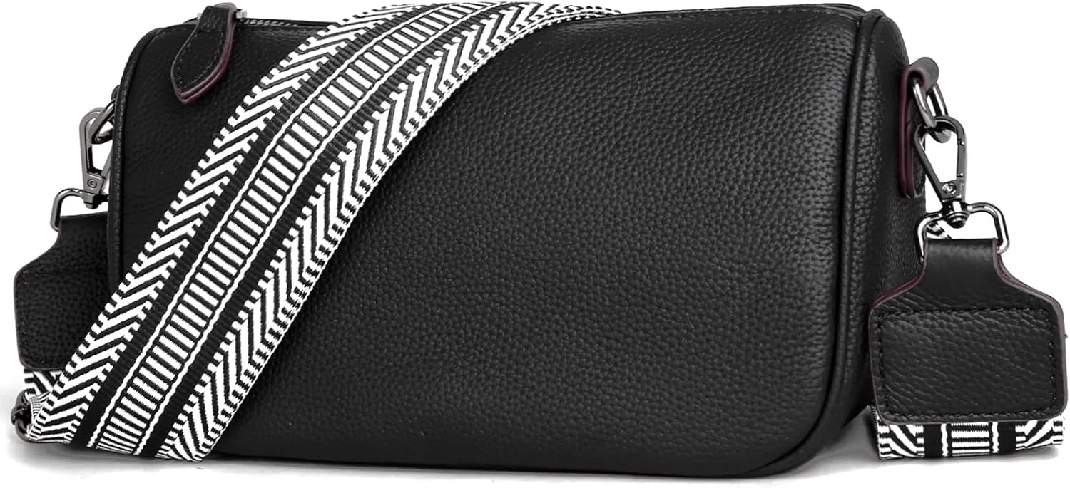 Leather Purse Crossbody Bag for Women: Genuine Leather Purses for Women Trendy - Small Shoulder Cross Body Bag