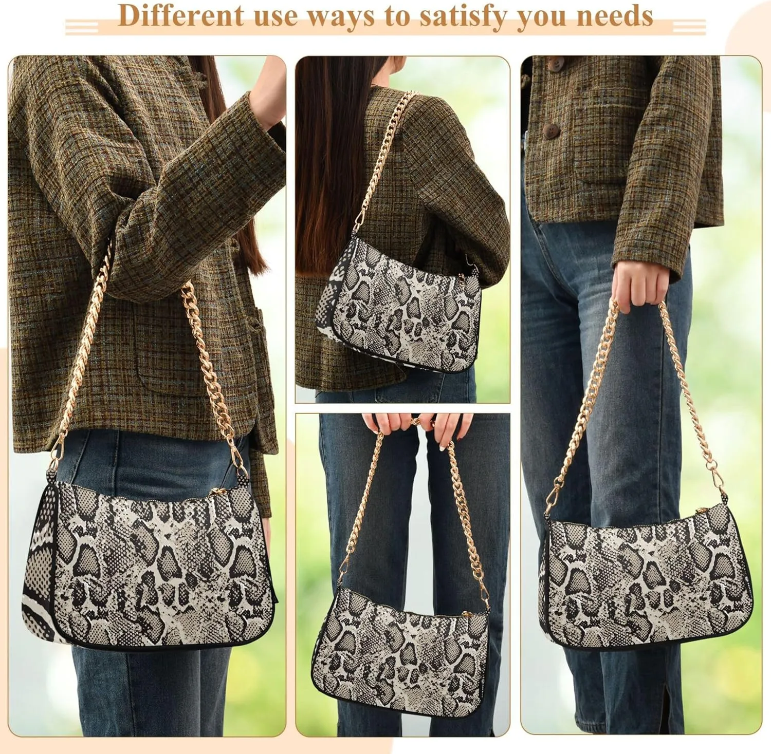 Lemon Polka Dots Black Moon Purses Clutch Women Tote Handbags Printed Floral Shoulder Bag