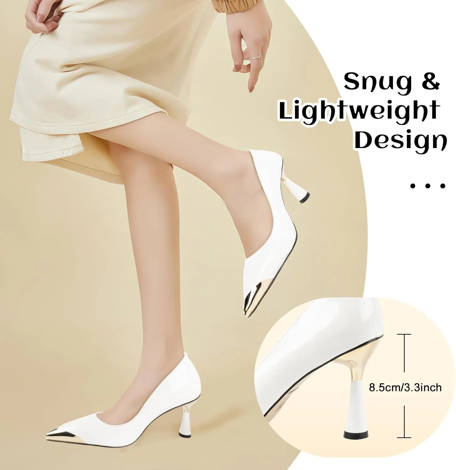 LingxiaUne Pumps for Women Pointed Toe Stiletto High Heels Ideal for Business Office Dress Weddings Fashion Events and Dance Parties Elegant Footwear for The Modern Woman