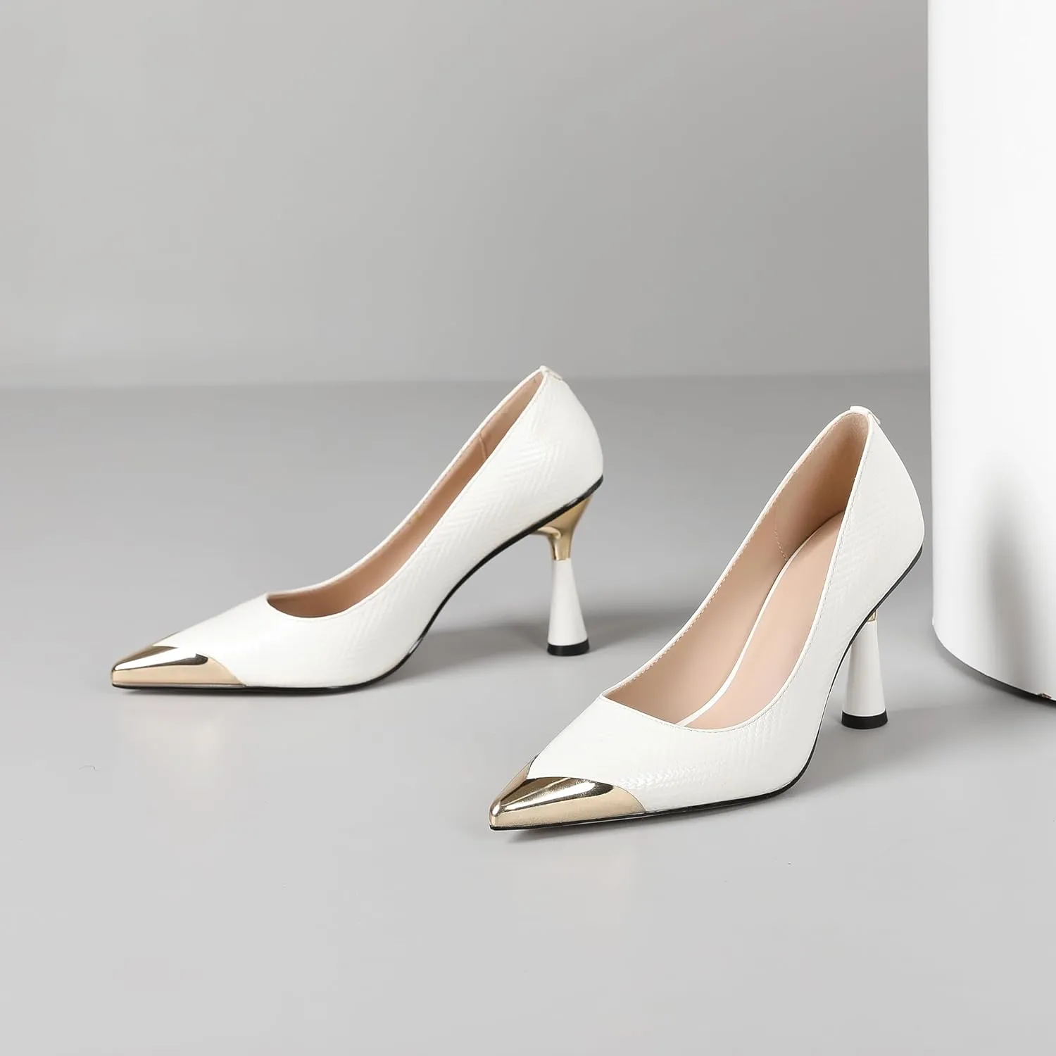 LingxiaUne Pumps for Women Pointed Toe Stiletto High Heels Ideal for Business Office Dress Weddings Fashion Events and Dance Parties Elegant Footwear for The Modern Woman