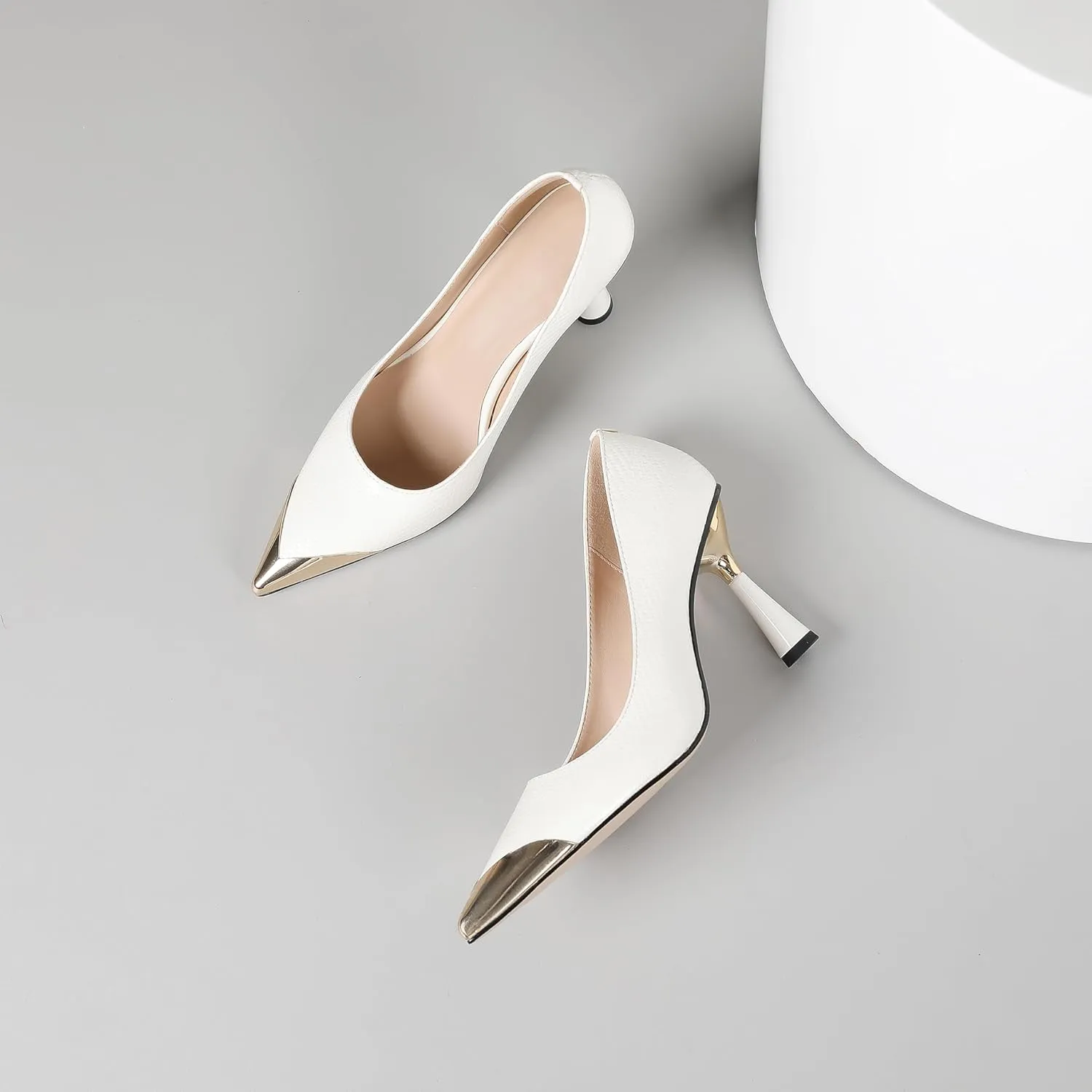 LingxiaUne Pumps for Women Pointed Toe Stiletto High Heels Ideal for Business Office Dress Weddings Fashion Events and Dance Parties Elegant Footwear for The Modern Woman
