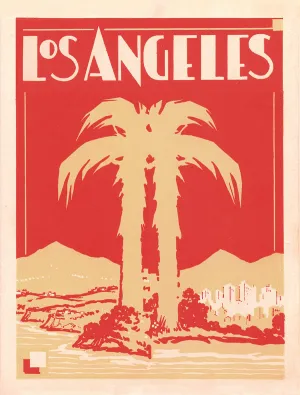 Los Angeles Print Orange