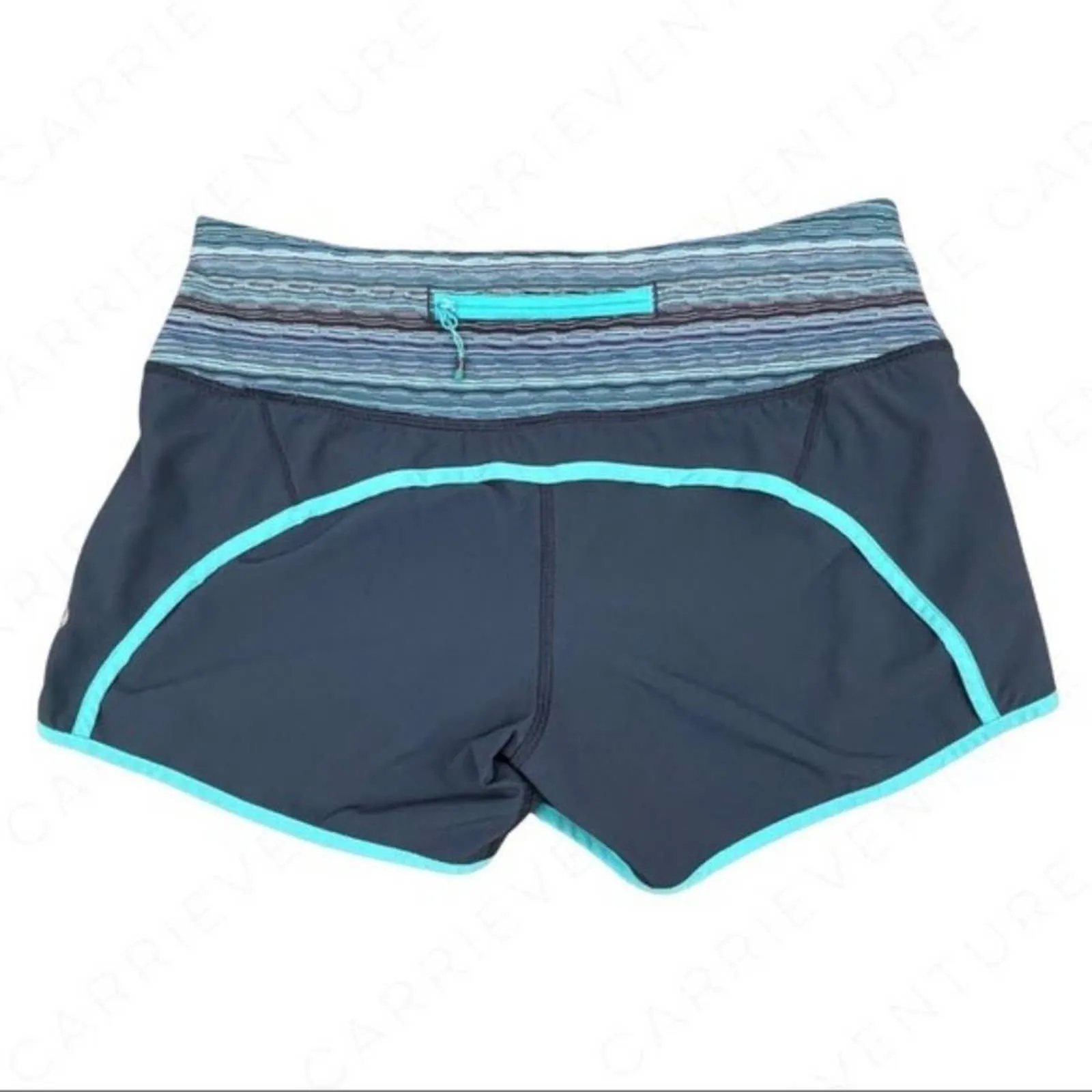 Lululemon Run Times Short Navy Inkwell Space Dye Twist Running Activewear Active Size 4