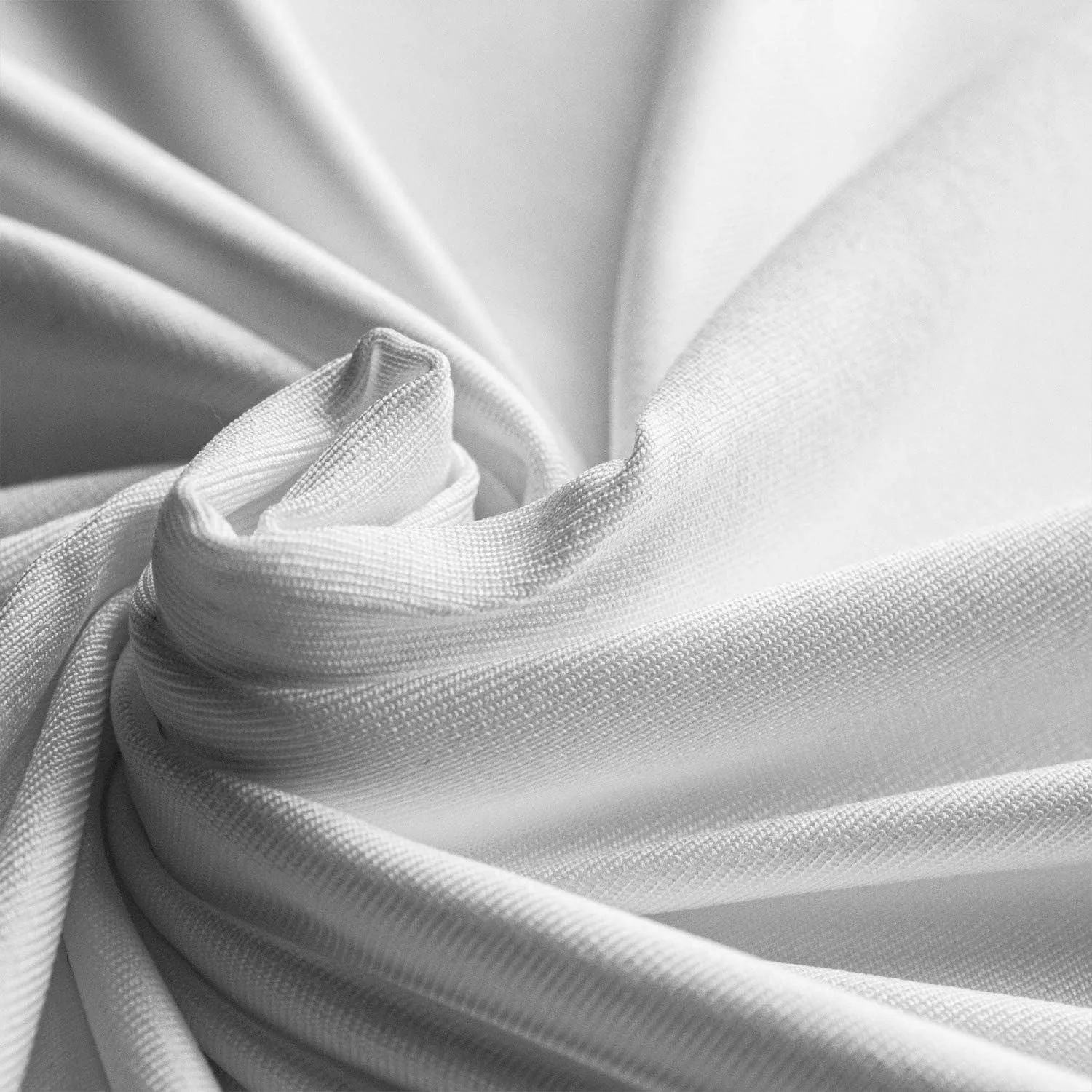 Lunarable Fashion Fabric by The Yard, Primary Girl Fashion Objects with Glamour High Heel Shoe and Bag Clothing Print, Stretch Knit Fabric for Clothing Sewing and Arts Crafts, 1 Yard, Purple White