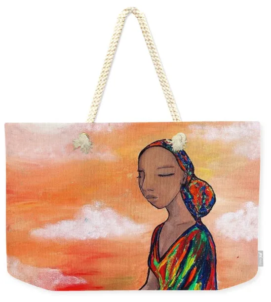 Mahogany Weekender Tote Bag