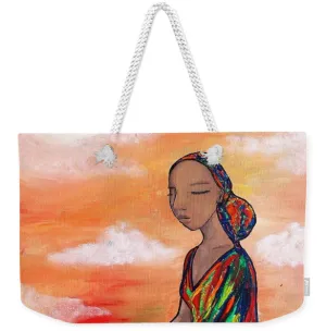 Mahogany Weekender Tote Bag