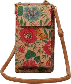 Mandala Bohemian Small Purses for Women Crossbody Strap Bag Cell Phone Wallet Cellphone Cross Body Case Flower with Pocket
