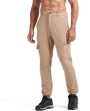 Mens Lightweight Hiking Pants Quick Dry Travel Cargo Pants UPF 50  Outdoor Stretch Trousers with 5 Utility Pockets