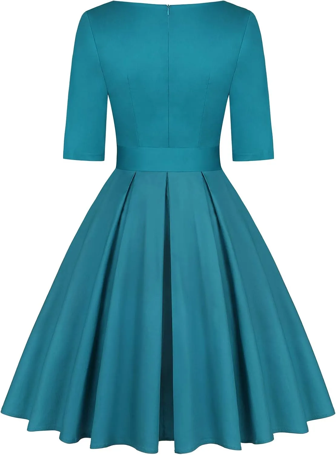 MINTLIMIT Women's 1950s Retro Vintage Rockabilly Sweetheart Cocktail Dress with Pockets