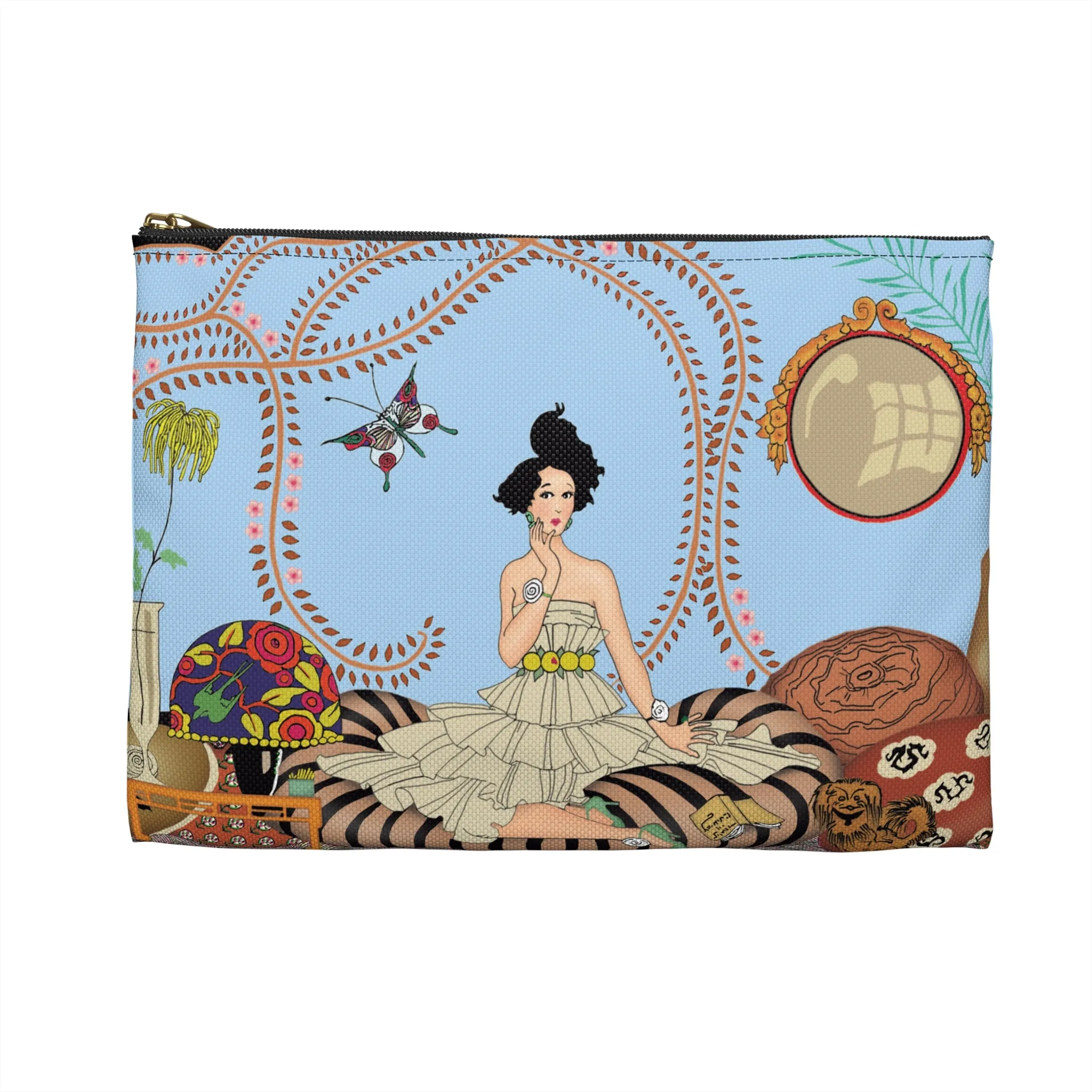 Minuit … ou l’appartement à la mode by George Barbier Accessory Pouch