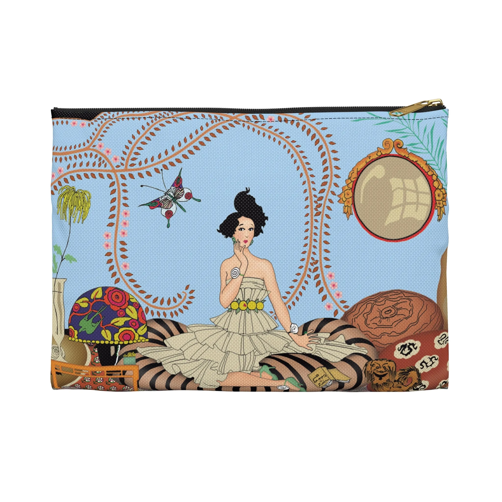 Minuit … ou l’appartement à la mode by George Barbier Accessory Pouch