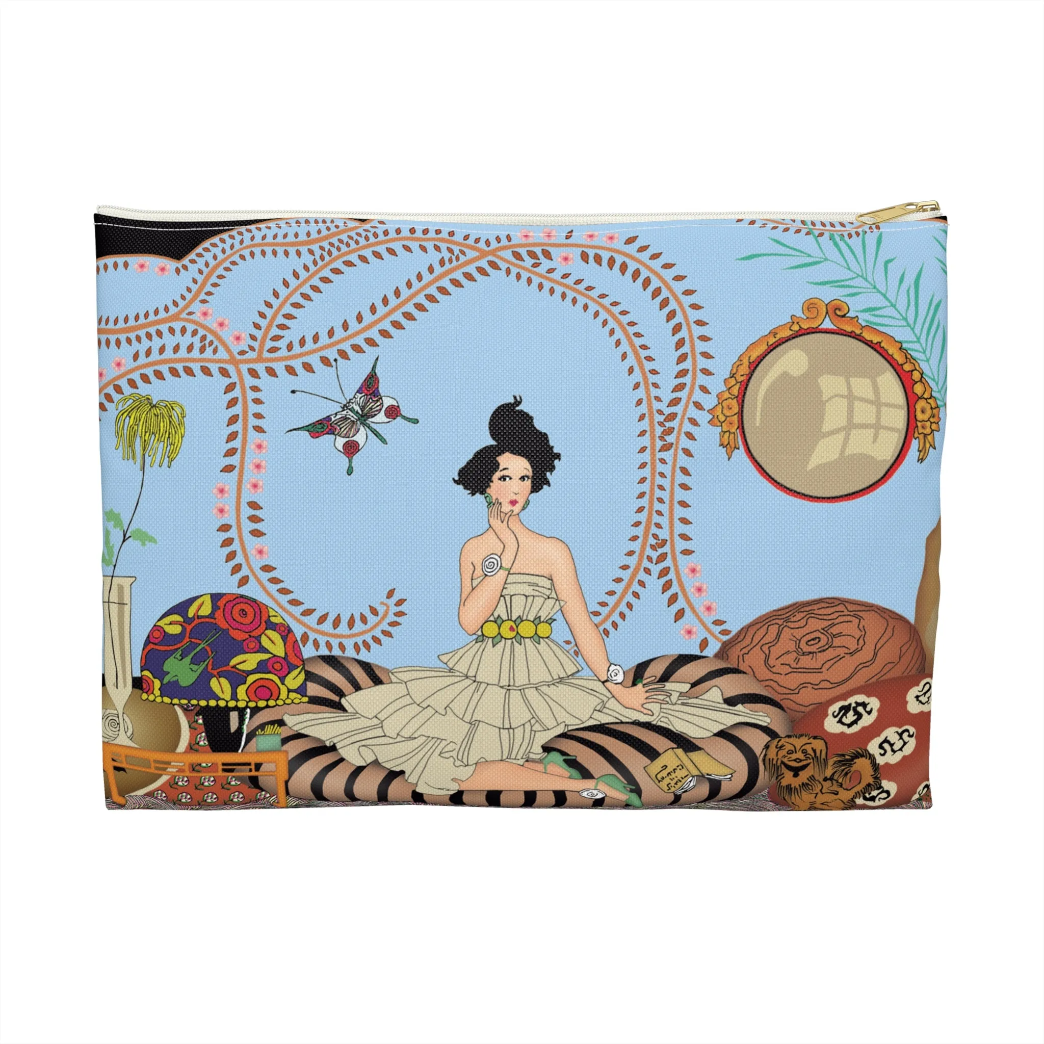 Minuit … ou l’appartement à la mode by George Barbier Accessory Pouch