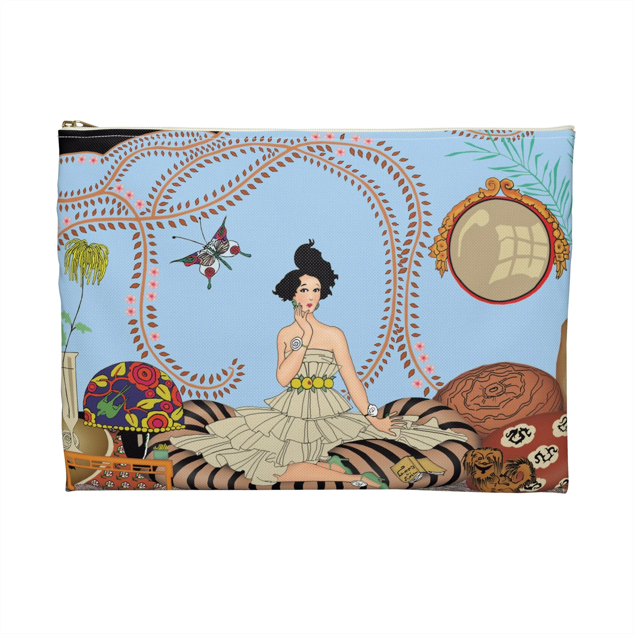 Minuit … ou l’appartement à la mode by George Barbier Accessory Pouch