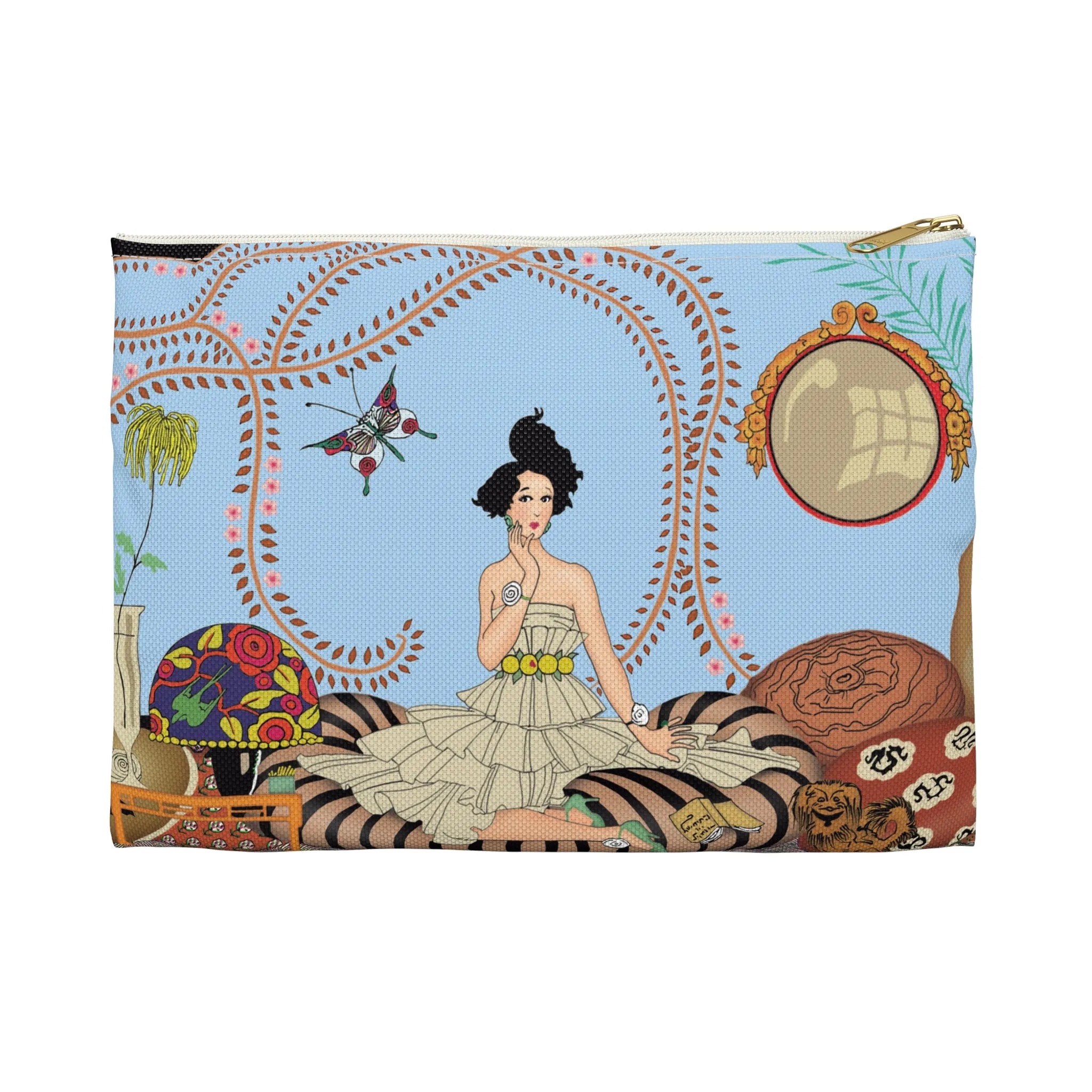 Minuit … ou l’appartement à la mode by George Barbier Accessory Pouch