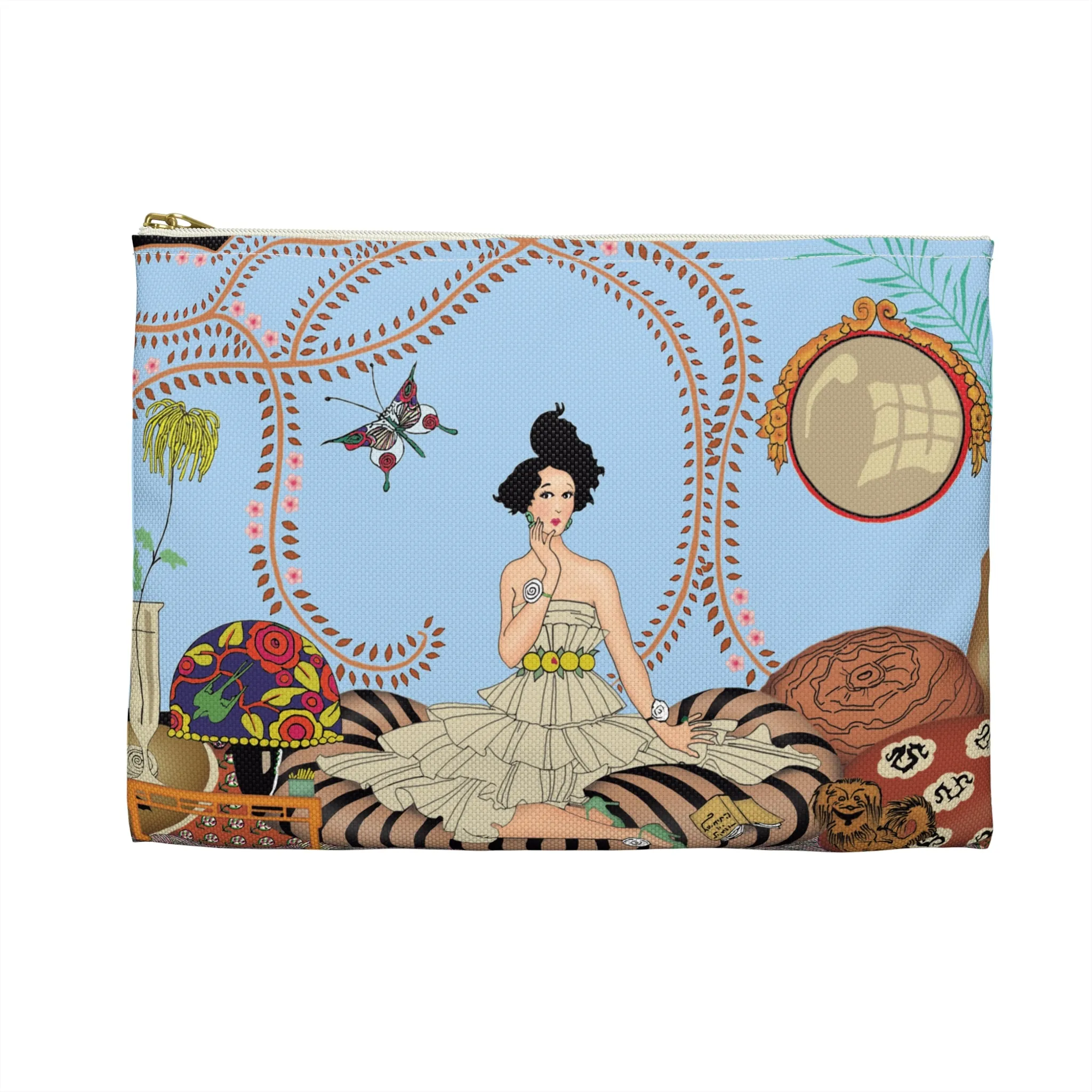 Minuit … ou l’appartement à la mode by George Barbier Accessory Pouch
