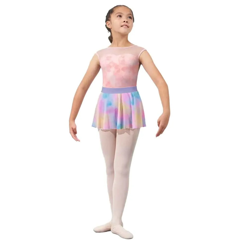 Mirella MS1084C Pull-on Watercolour Skirt - Girls