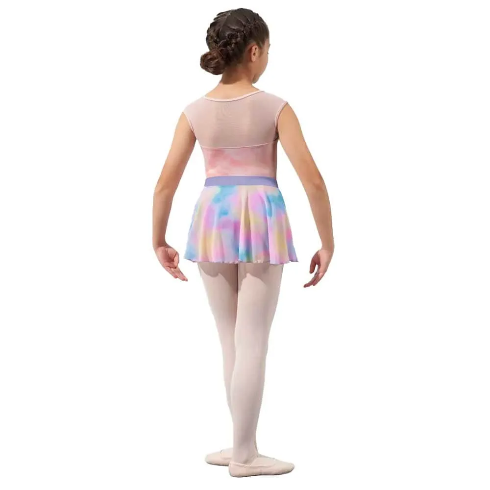 Mirella MS1084C Pull-on Watercolour Skirt - Girls