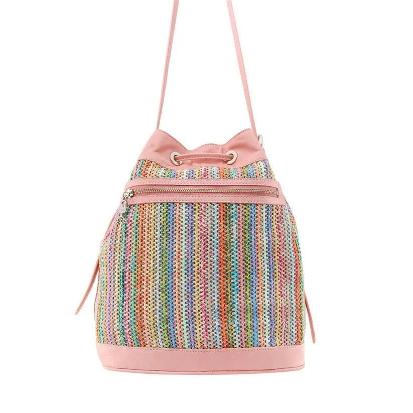 Mollis Embellished Drawstring Bucket Bag | Vibrant Bohemian Luxury – Havana & Co.