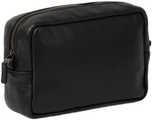 Moore & Giles | Reclaimed Wash Bag | Heirloom Black