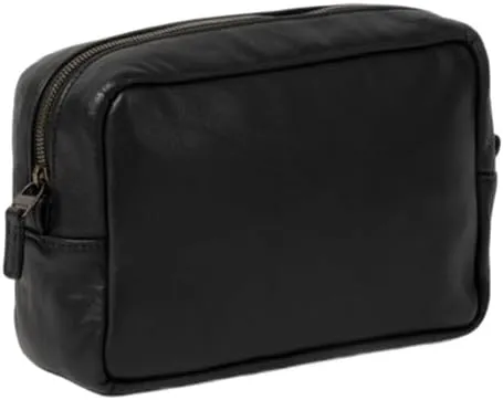 Moore & Giles | Reclaimed Wash Bag | Heirloom Black