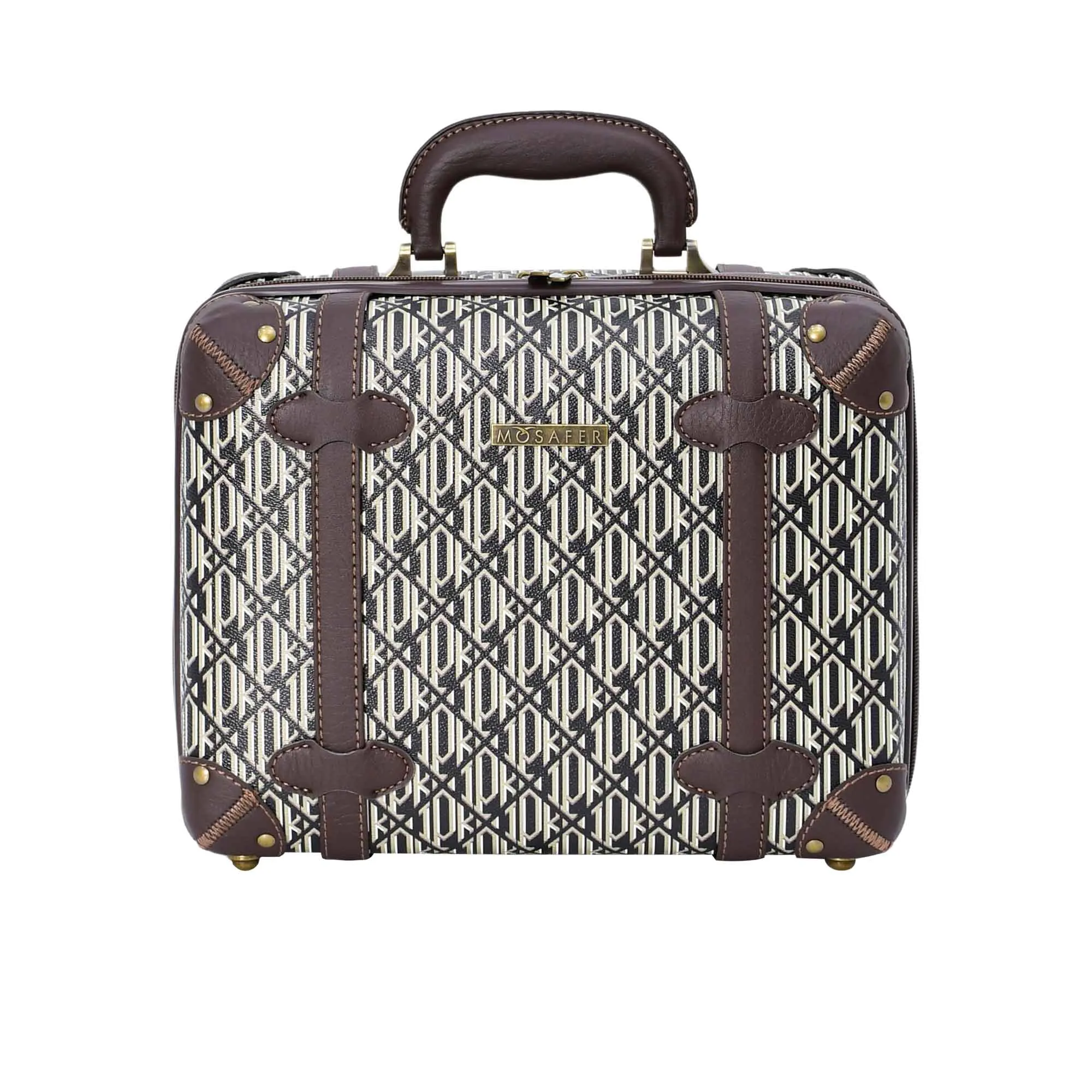 Mosafer Vintage Brown Beauty Case