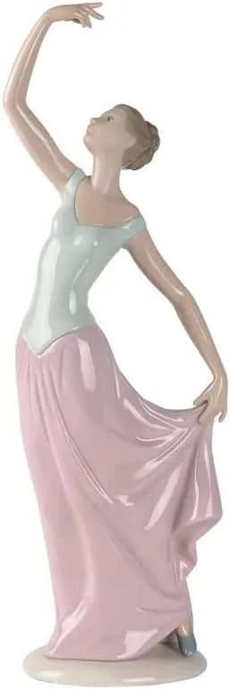 Nao by Lladro Collectible Porcelain Figurine: THE DANCE IS OVER - 14" tall - Elegant Ballerina