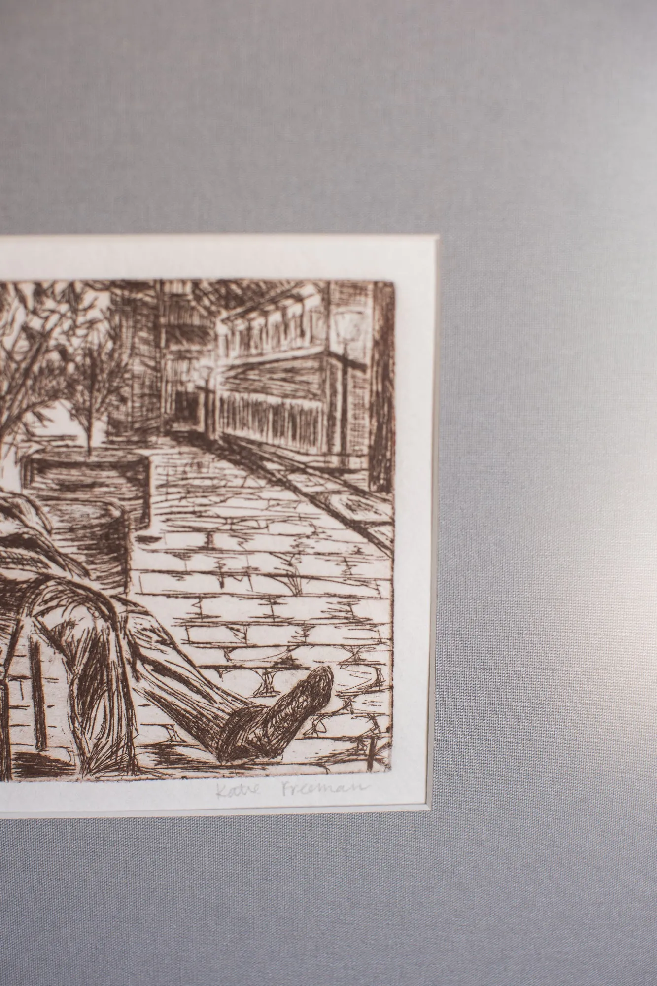 “Nap in Spain” Etching