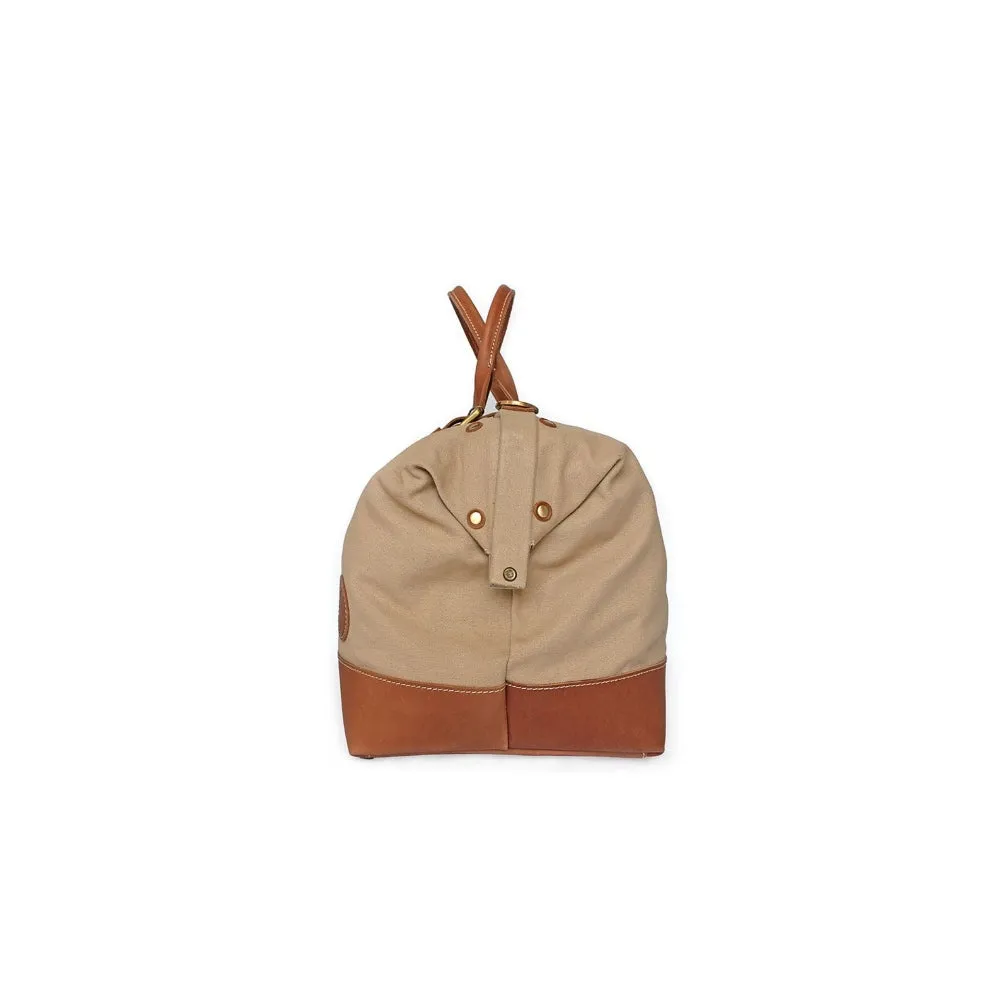 Nappa Dori Beige Weekender Bag
