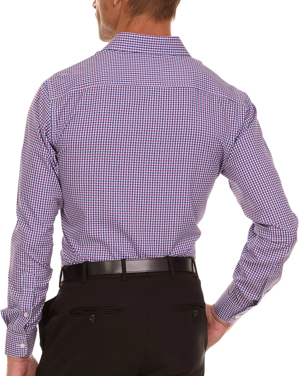 NAUTICA Slim Fit Mens Dress Shirts Long Sleeve Button Down Wrinkle Free Formal 4-Way Stretch