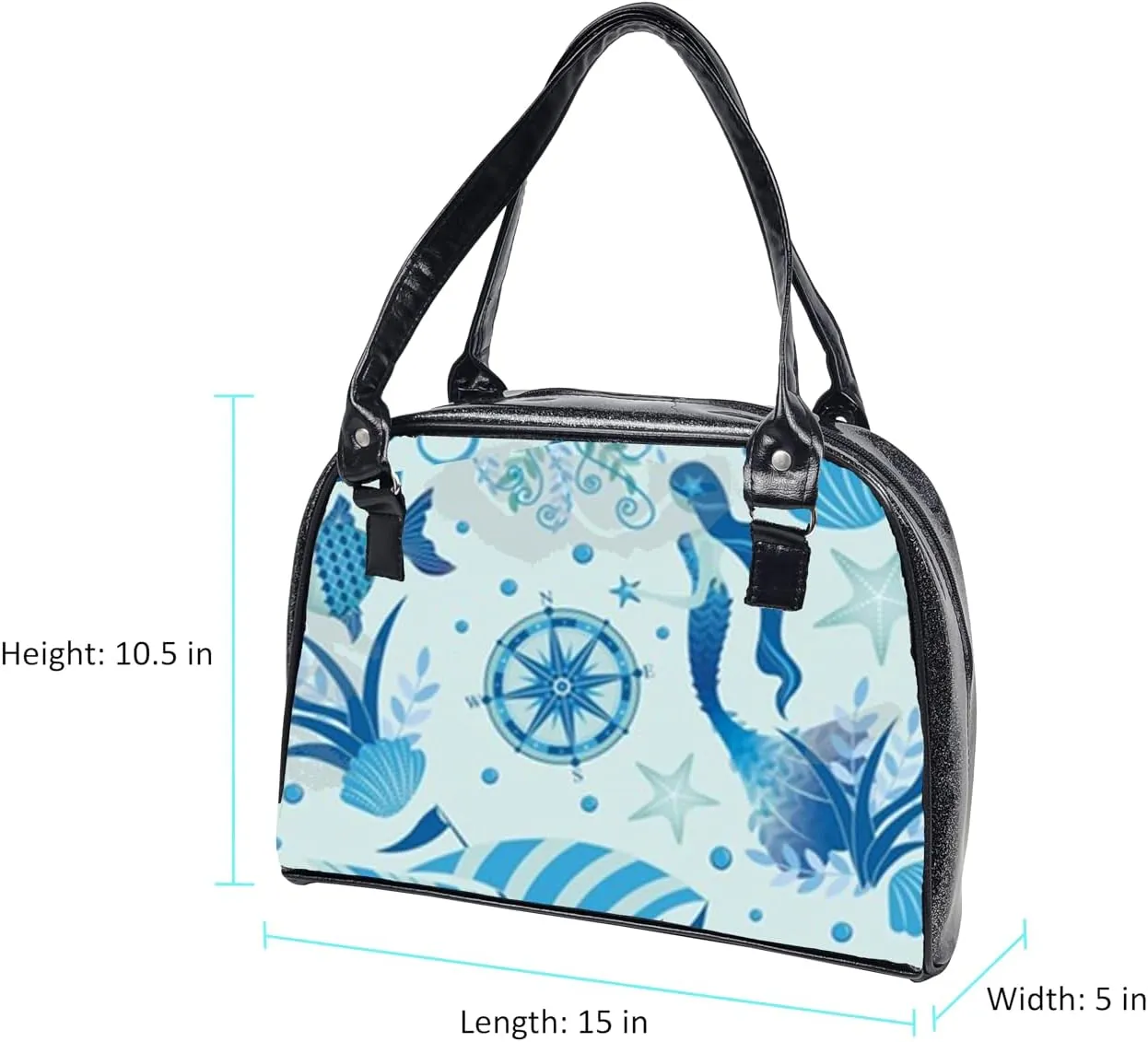 Nautical Collection Colorful, Large, Whimsical, Womens Handbag, Purse, Travel Bag, Satchel, Favorite Tote