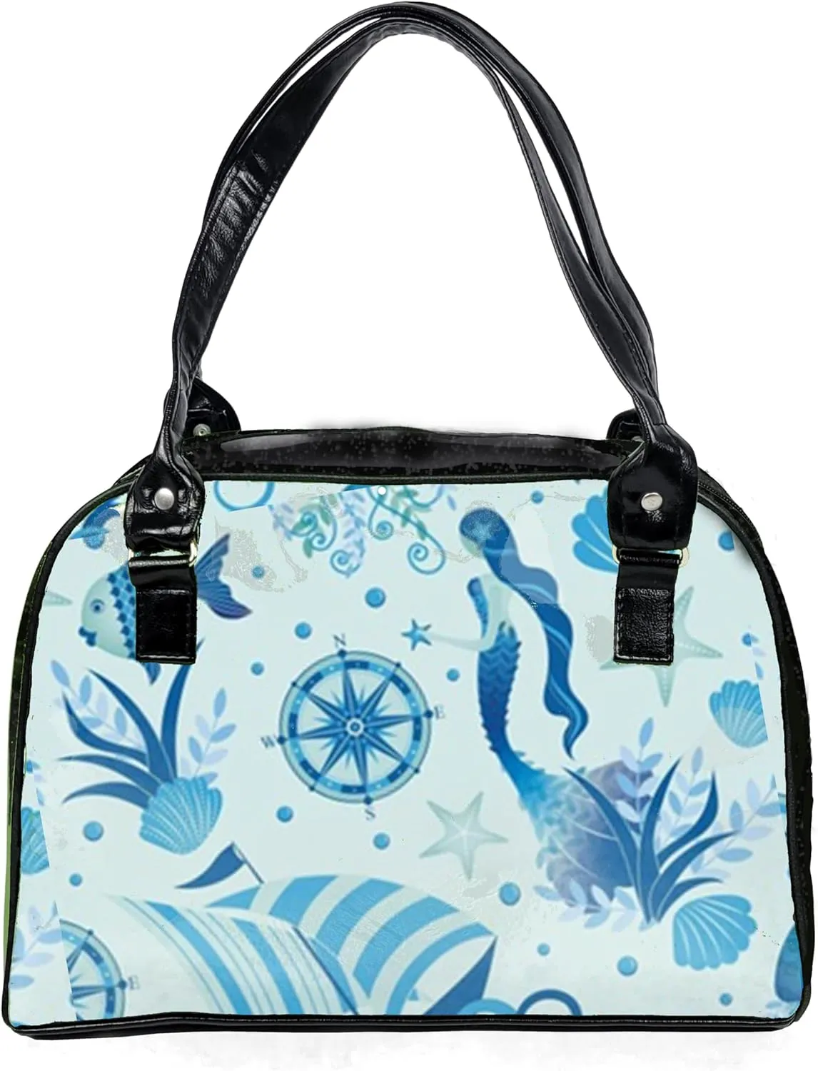 Nautical Collection Colorful, Large, Whimsical, Womens Handbag, Purse, Travel Bag, Satchel, Favorite Tote
