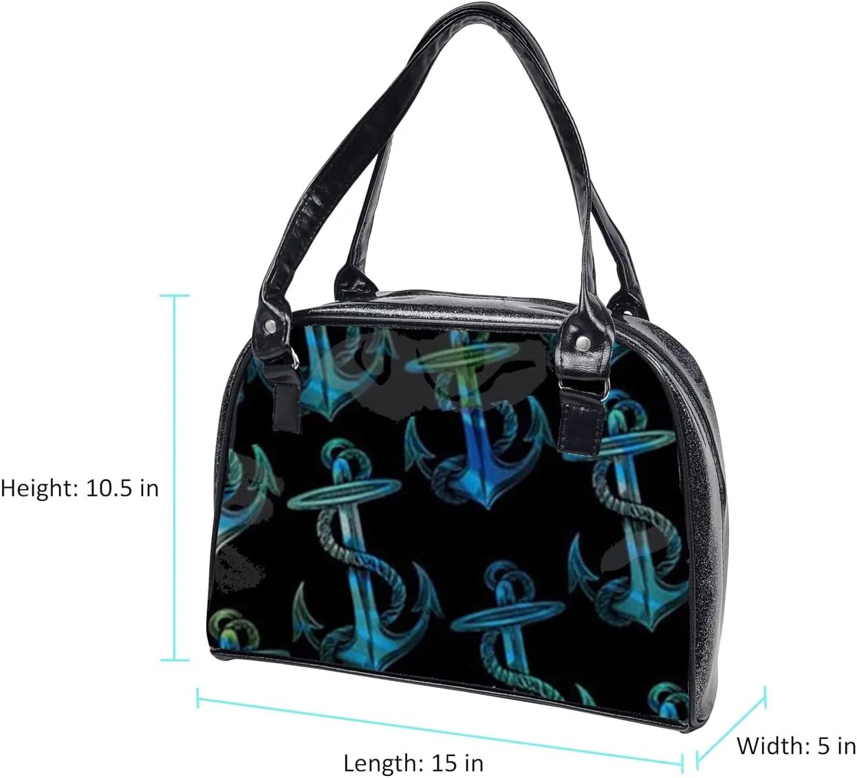 Nautical Collection Colorful, Large, Whimsical, Womens Handbag, Purse, Travel Bag, Satchel, Favorite Tote