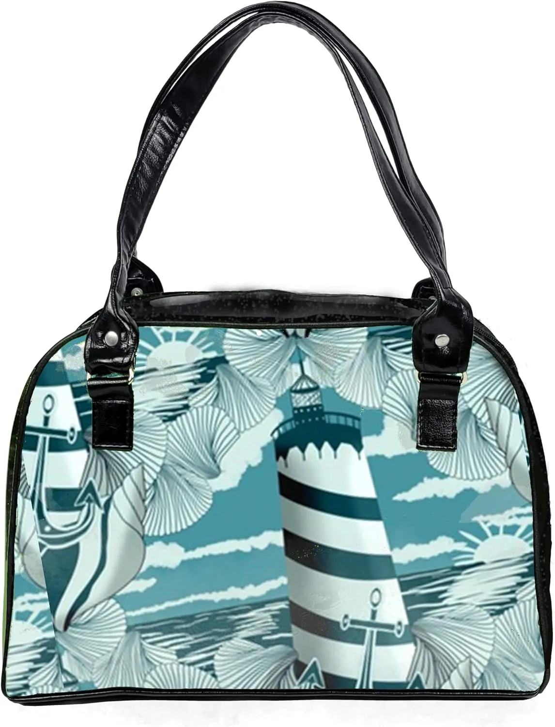 Nautical Collection Colorful, Large, Whimsical, Womens Handbag, Purse, Travel Bag, Satchel, Favorite Tote