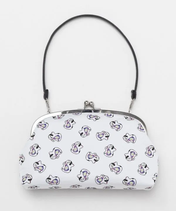 NIPPON MINGEI - GAMAGUCHI Clasp Handbag
