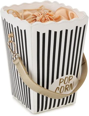 Novelty Fashion Women Crossbody Bag, Popcorn Box Style Clutch Bag for Girl Handbag Shoulder Bag Purse…