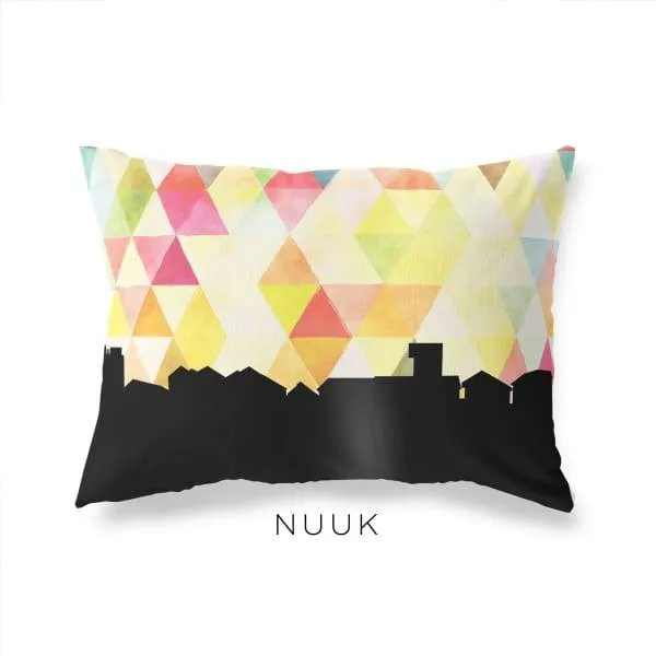 Nuuk, Greenland geometric skyline
