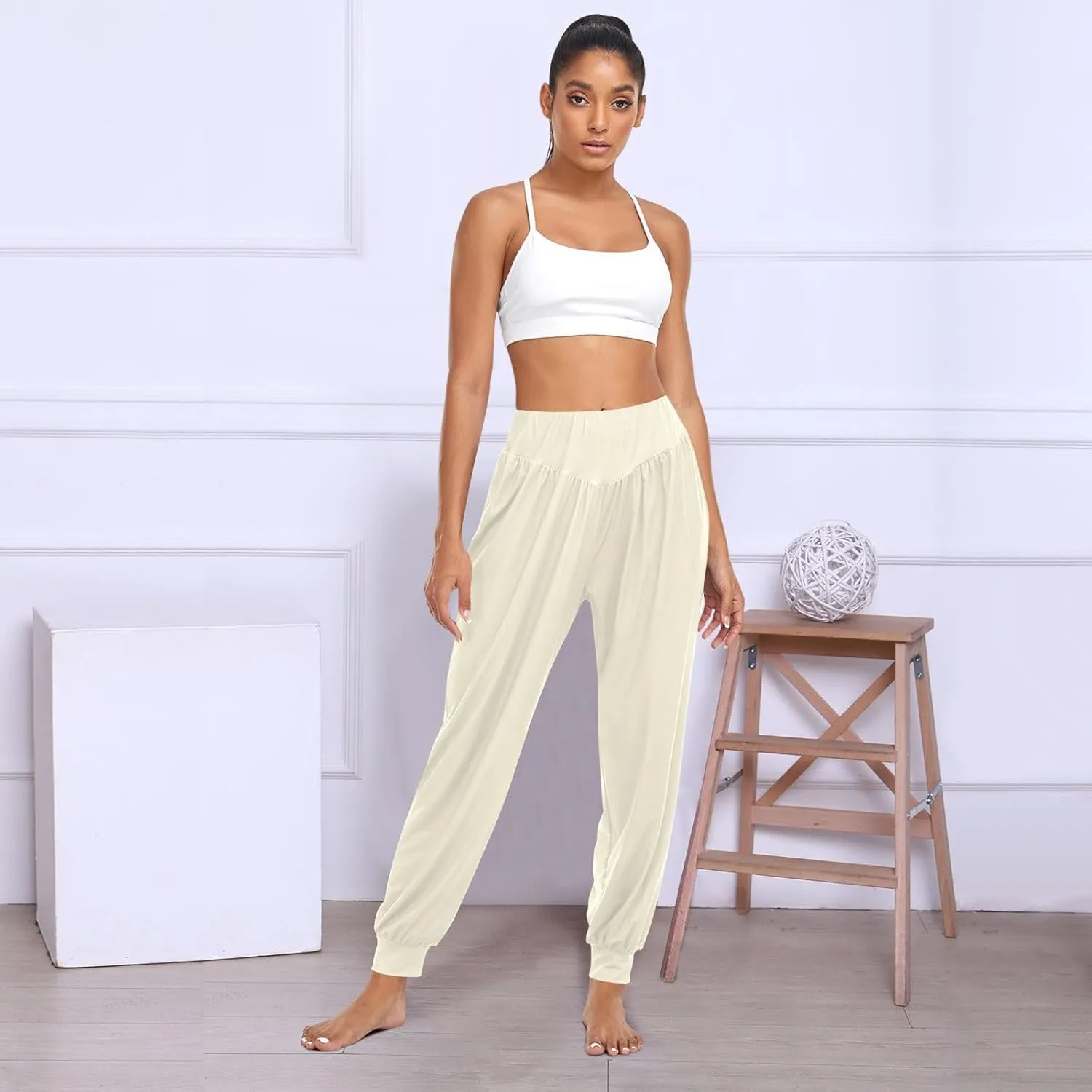 ODAWA Vermilion Womans Sweatpants Loose Workout Joggers Pants Yoga Dance Pants