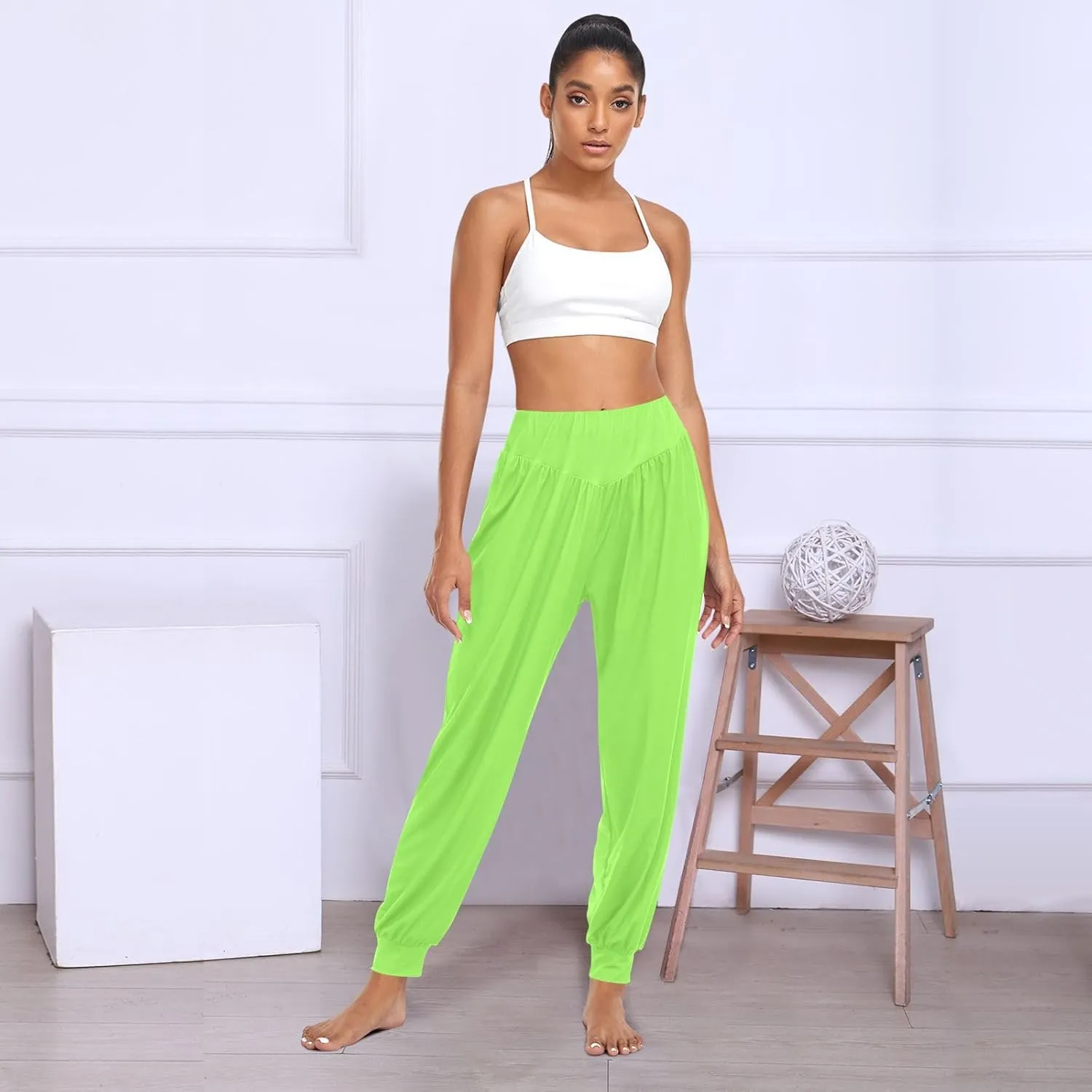 ODAWA Vermilion Womans Sweatpants Loose Workout Joggers Pants Yoga Dance Pants