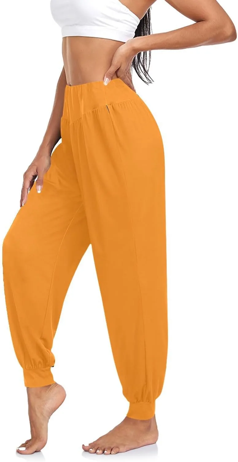 ODAWA Vermilion Womans Sweatpants Loose Workout Joggers Pants Yoga Dance Pants