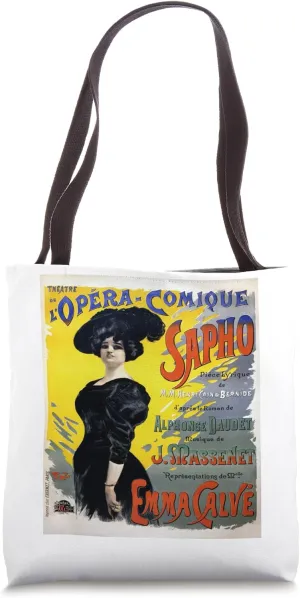 Opera Comique Show Vintage Travel Artwork by Daniel Triana Tote Bag
