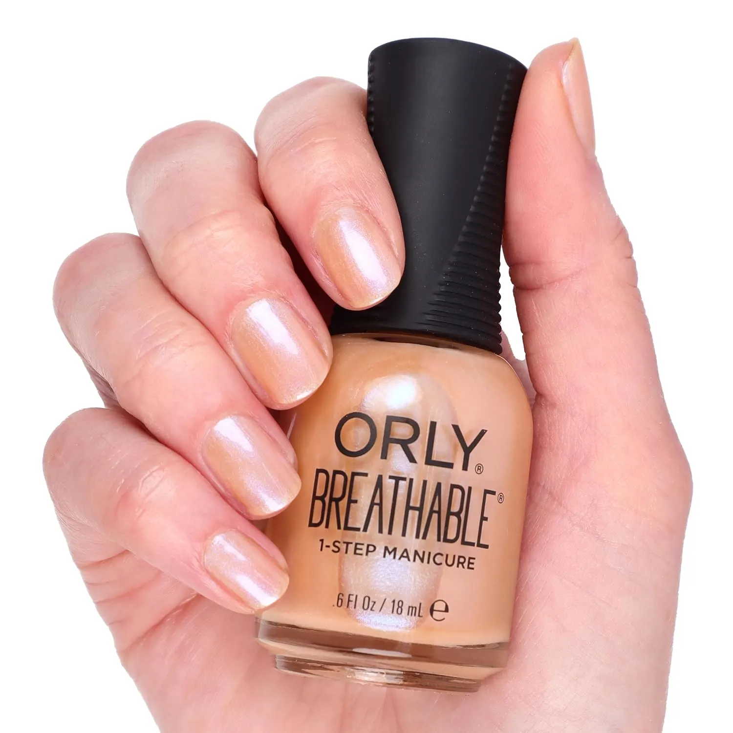 Orly Breathable Nail Polish Beach You To It | Nude Polish From Tide & Seek Spring and Summer Collection | Milky, Glass-Like Finish | Long-Lasting Wear, Chip Resistant | Vegan & Cruelty-Free (18ML)