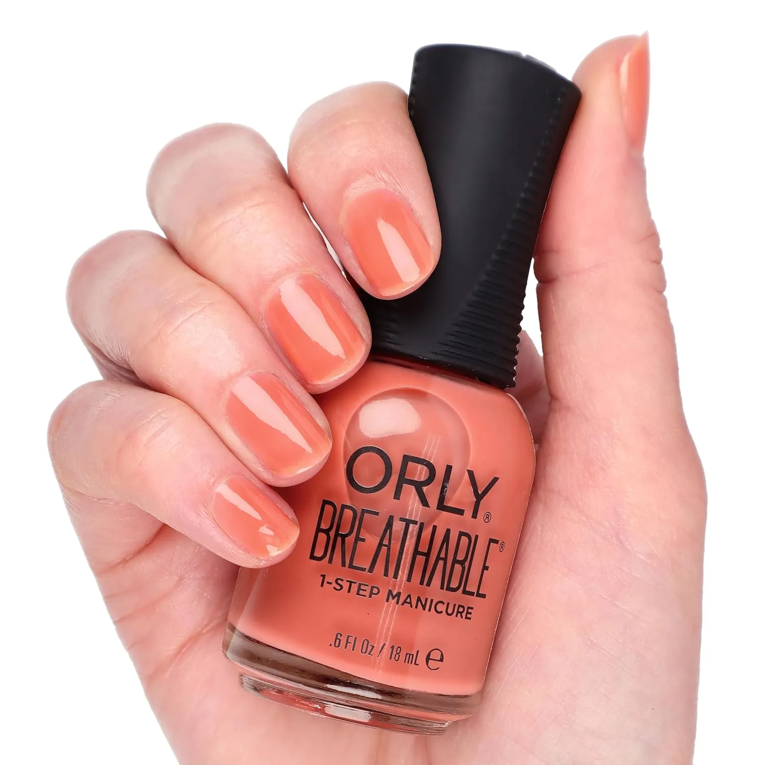 Orly Breathable Nail Polish Collection 'Tide & Seek' | Creme & Jelly 'Crelly' Shades for Spring and Summer (No Coral-ation, 0.6 fl oz)