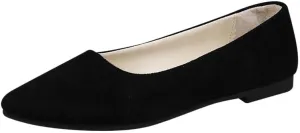 Padgene Women's Casual Ballet Flats, Ladies Ballerina Flats Girls Fashionable Ballet Pumps Dolly Shoes Womens Stylish Comfy Office Driving Flat Shoes Slip On Loafers